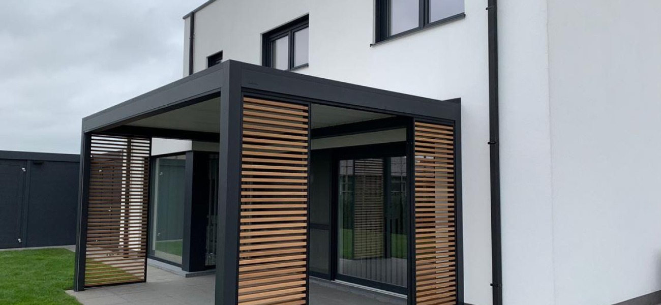 outdoor living met houten schuifwanden