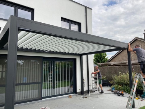 plaatsing terrasoverkapping