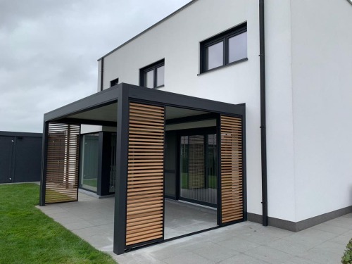 terrasoverkapping lamellendak