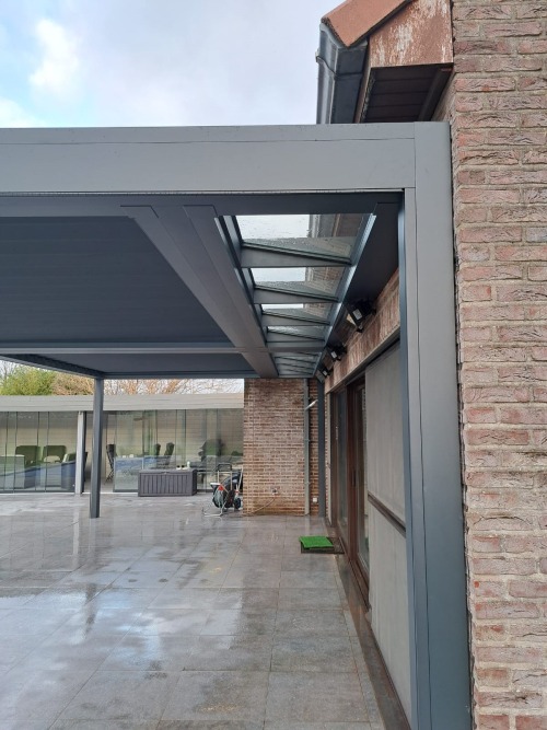 terrasoverkapping lamellendak