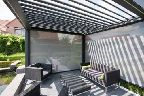 terrasoverkapping lamellendak
