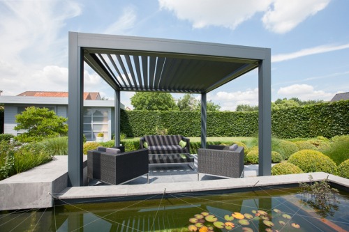 terrasoverkapping lamellendak