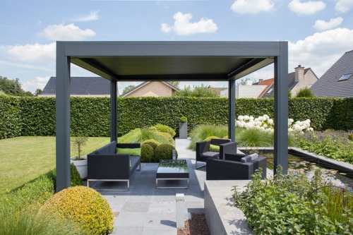 terrasoverkapping lamellendak