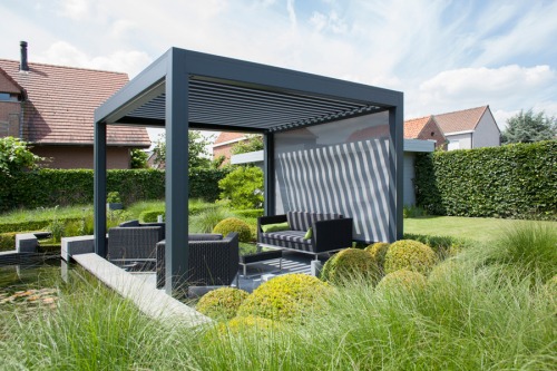 terrasoverkapping lamellendak
