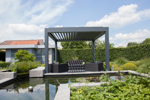 terrasoverkapping lamellendak