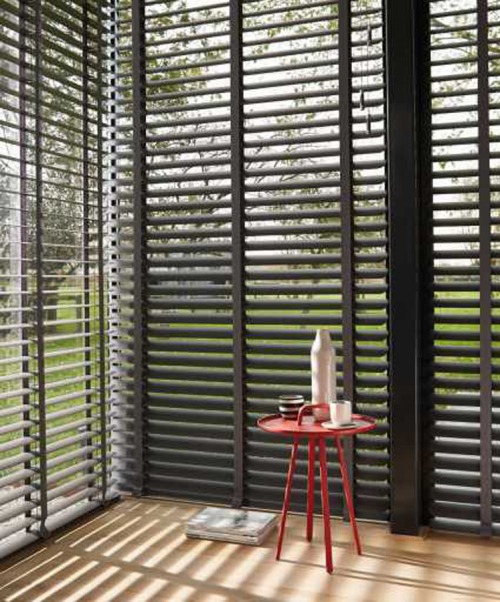 houten shutters lamellen Luxaflex