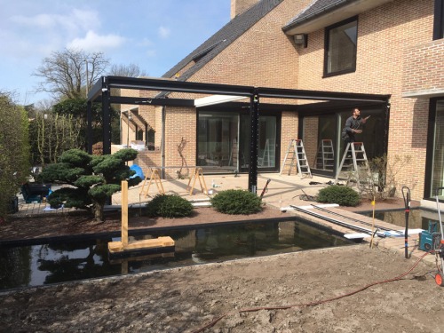 plaatsing terrasoverkapping 