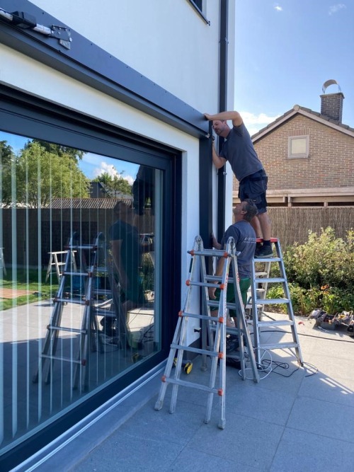 plaatsing terrasoverkapping