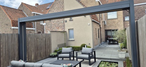 Brustor Twinstor zonnescherm in Deerlijk
