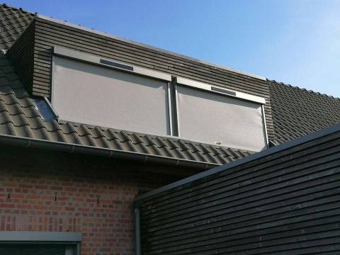 screens op zonne-energie locatie Wortegem-Petegem