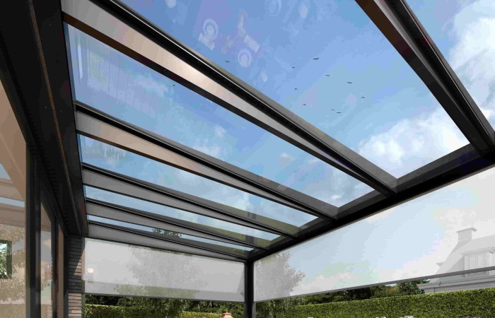 glazen terrasoverkapping Ooigem