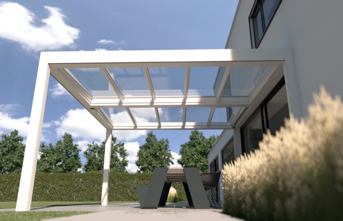 terrasoverkapping met vast dak